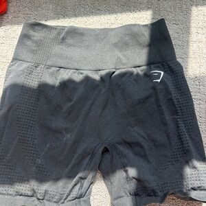 Gymshark Black Bike Shorts Seamless Compression Fit